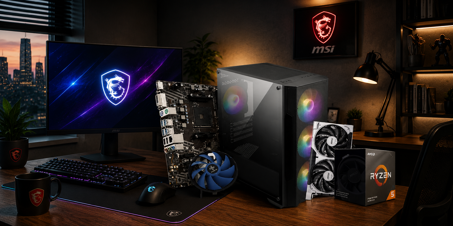 🖥️ Pc Gamer Apex R509 – Ryzen 5 3500X, RTX 5060, 16Go RAM, SSD 512Go au meilleur prix en Tunisie